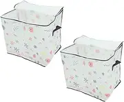 Clothes Storage Bag Organizer Bedding Storage Bag Handles Large Capacity Blanket Quilt Bag for Home
