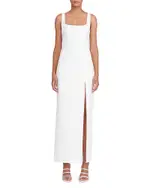 Staud Portrait Sleeveless Seamed Gown