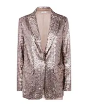 sequinned blazer 46 Gray