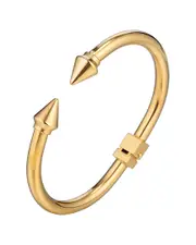 Eye Candy LA Erin Titanium Spike Cuff Bracelet