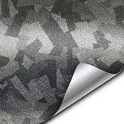 VViViD+ 2020 Edition Forged Black Composite Carbon Vinyl Wrap Roll (1.5ft x 5ft (Ghost Metal))