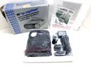NOS! VINTAGE BINOC SEARS "GO ANYWHERE" PORTABLE TV, AM/FM RADIO, 57-5039