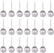 20 Pieces Crystal Ball Glass Window Bead Curtain Decoration Jewelry Chandelier Hanging Pendant Suncatcher Home, 20mm