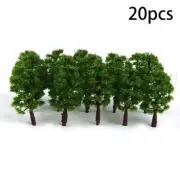 Decorate Your Model Train Layout with 9CM Model Trees Set of 20 Handmade Trees