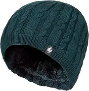 HEAT HOLDERS | SockShop | Ladies Alesund Cable Knit Thermal Hat Beanie | Winter Warm and Stylish | One Size Fits Most