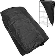 Water Proof Shelf Cover, 210D Silver Coated Oxford Fabric Duty Dust Proof Storage Wire Rack Covers, Outdoor Shelving Covers for Wire Shelves with Zips and Fastener