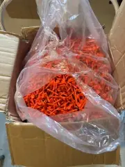 Roughly 5,000 “The Glendale” Golf Tees Citrus Orange 2 3/4 Performance Golf Tees
