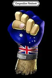 Composition Notebook: Australia Flag Australian Journal/Notebook Blank Lined Ruled 6x9 100 Pages