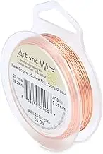 Beadalon Artistic, 24 Gauge, Bare Copper, 20 yd (18.3 m) Craft Wire