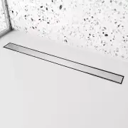 36 Inch Linear Shower Drain with Tile Insert Grate,Sus304 Stainless Steel Floor