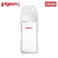 在飛比找PChome24h購物優惠-日本《Pigeon 貝親》第三代母乳實感玻璃奶瓶240ml純