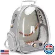 Bird Traval Carrier Cage, Clear Space Capsule Astronaut Backpack to Carry Par