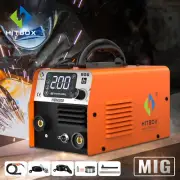 HITBOX 220V HBM200 MIG Welder Gasless Flux Core ARC MMA Welding Machine MIG