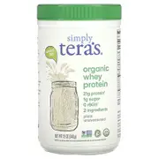 Simply Tera's, Organic Whey Protein, Plain Unsweetened, 12 oz (340 g)