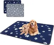 2 Pack Washable Pee Mat for Dog,80*90 cm Reusable Puppy Litter mat Pet Training Pads with Great Absorbent,Cat Litter mat,Waterproof Fabric & Non Slip Backing,Blanket ,Nappies for Floor,Car,Sofa