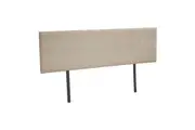 Linen Fabric King Bed Headboard Bedhead - Beige