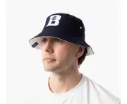 Carlton Blues AFL Graphic Letters Bucket Hat Cap!