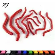 FOR Mitsubishi LANCER EVO 7/8 CT9A Turbo 4G63 Silicone Radiator Hose Kit RED
