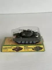 TIN TOY DIECAST ARMY TANK M551 SHERIDEN (U.S.A) MADE IN HONG KONG.
