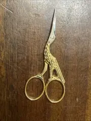 Victorinox Stork Embroidery Gold-Plated Scissors - 9cm