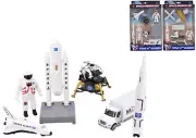 Educational Toys For Kids Space Rocket Satellite Playset Astronaut Spaceship NEW