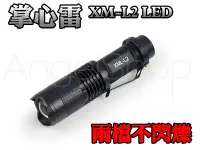 在飛比找Yahoo!奇摩拍賣優惠-《鋰電全配》CREE XM-L2掌心雷 強弱兩檔不閃爍魚眼變