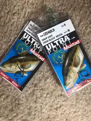 Mustad Ultra Point 10546bln Sz 6 2 Packs Of 6 Hooks New