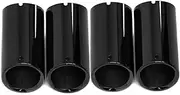 4 PCS/lot Car Exhaust Tip Trim Exhaust Cover Compatible For BMW X5 G05 X6 G06 X7 G07 TailTip Nozzle Muffler Tip(Dark Grey)