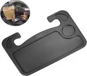 Car Steering Wheel Desk, Travel Car Accessories, Car Stand Trays for Eating, Multipurpose Car Steering Wheel Desk Tray Table(Black)