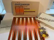 Vintage 1973 Backgammon Game Whitman Unopened Pieces 100% Complete