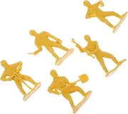 9pcs/kit Engineering Workers Model Kit Realistic Figures Tools for Kids' Imaginations