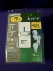 NEW Lutron C L Dimmer SCL-153PH-LA Light Almond Color