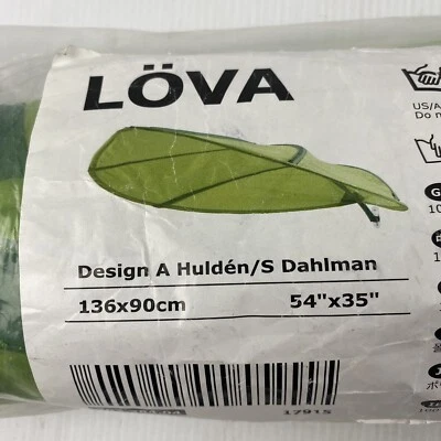 Ikea LÖVA Wall Mount Bed Canopy Tents Leaf Green Cozy New 54x35" Lova New