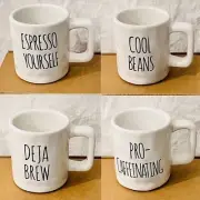 Espresso Cup Set of 4 Fun Sayings