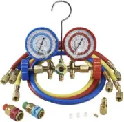 Manifold Gauge Air Conditioning Tools Refrigeration Set Charging Hose