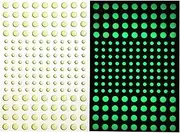 DUOFIRE 3D Domed Glow in The Dark Dots Wall or Ceiling Stickers, Glowing Ultra Bright Dots of 336Pcs,Perfect for Kids Bedding Room or Birthday Gift,Beautiful Wall Decals and Ceiling Decors