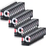 Compatible Label Maker Tape 45015 S0720550 1/2" for Dymo D1 LabelManager 40Packs