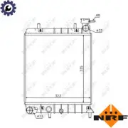 RADIATOR ENGINE COOLING 53376 FOR HYUNDAI G4EK/G4EC-G/G4EB/G4FK 1.5L G4EA 1.3L