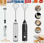 Electric Milk Frother Coffee Whisk Foam Mixer Rechargeable Foam Maker Blender AU