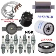 Tune Up Kit Filters Cap Spark Plugs Wire For CHEVROLET V20 SUBURBAN V8 7.4L 1988