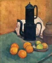 Emile Bernard - The blue coffee pot Giclee Fine Art Print on Canvas Wall 36"