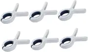 ANDRESLAD 6pcs Windproof Clothespins Multipurpose Drying Clips for Quilts and Clothes Slip Design Portable Fixators for Secure Drying Windy Days