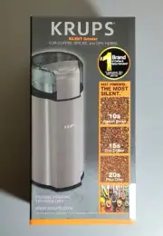 Krups Silent Vortex Electric Coffee and Spice Blade Grinder, Removable Grinder
