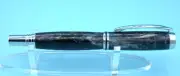 Artisan Jr. Gentlemen's Rollerball Pen in Chrome + DiamondCast Queen City Silver
