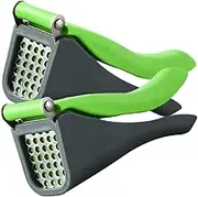 2Pcs Manual Garlic Press Tool Kitchen Garlic Mincer for Garlic Puree and Ginger Home Garlic Press for Easy Crushing and Mashing