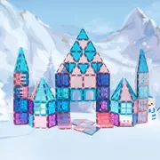 Bopeep Magnetic Tiles Blocks Frozen Toys Building Play for Kids STEM Learning