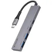 Bonelk Long-Life USB-C to USB-C/A 4 Port Slim Hub Space Grey