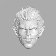 Nightcrawler v1 Blue Elf custom head for Marvel Legends & other action figures