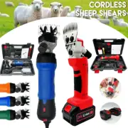 550W/850W Cordless Electric Sheep Shears Wool Shear Clipper Livestock Hair AU