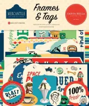 Carta Bella Ephemera-Frames & Tags, Mercantile